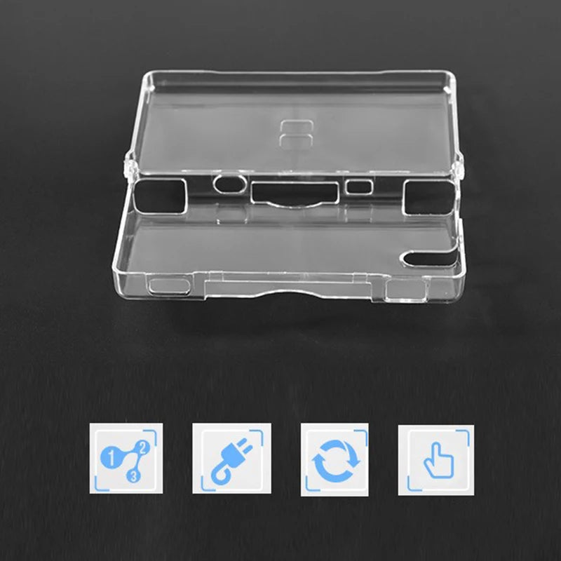 Transparent Protective Case Cover for Nintendo DS Lite NDSL Console Protective Case Axl