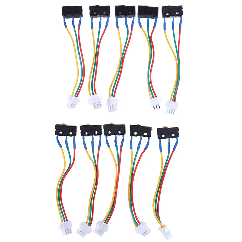 10-Pack 3-Wire Micro Switch for Gas Water Heater On/Off Micro Switch Pack Axl