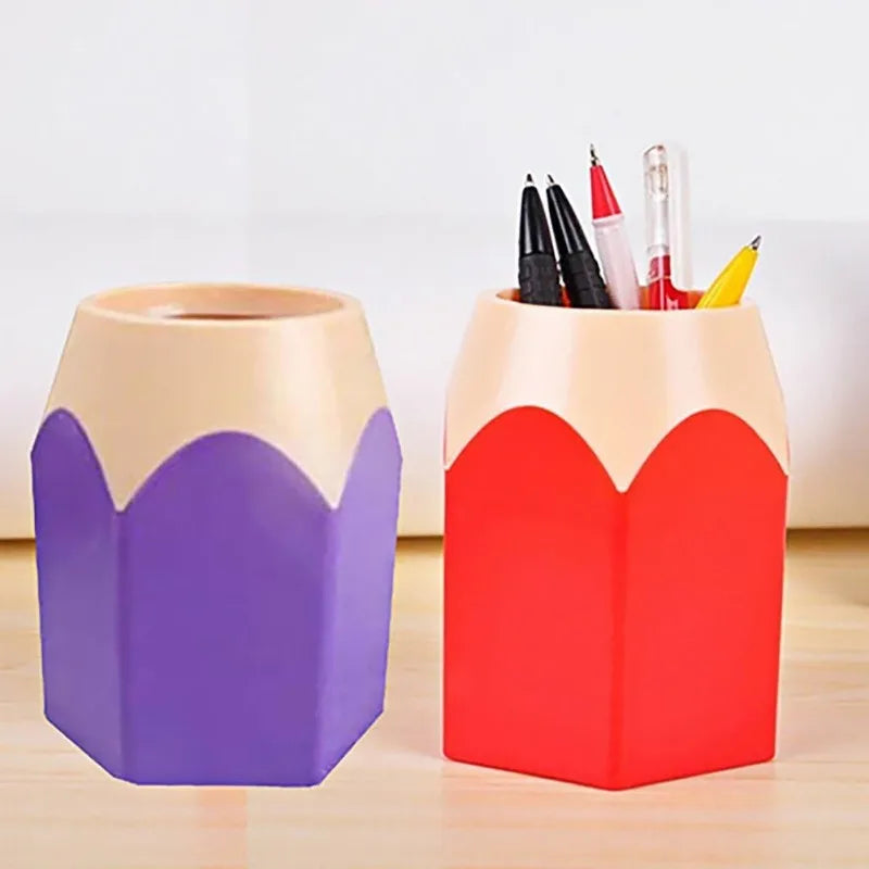Cute Desktop Pencil Holder 5-Pack – Desk Organizer for Office Pencil Holder Set Axl