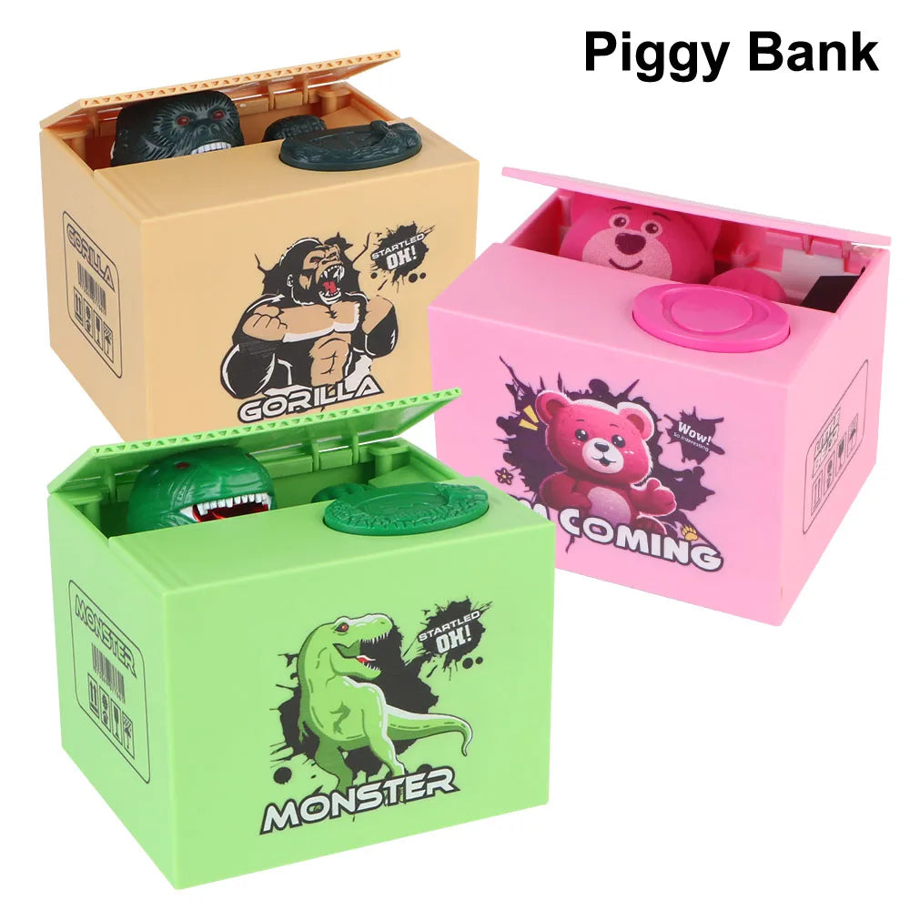 Kids Animated Coin Bank – Action Figure Piggy Bank with Music Animated Coin Bank Axl