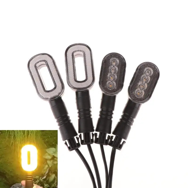 2-Pack E-Bike Turn Signal Taillight 36V–72V LED Warning Lamp E-Bike Turn Signal Light Axl