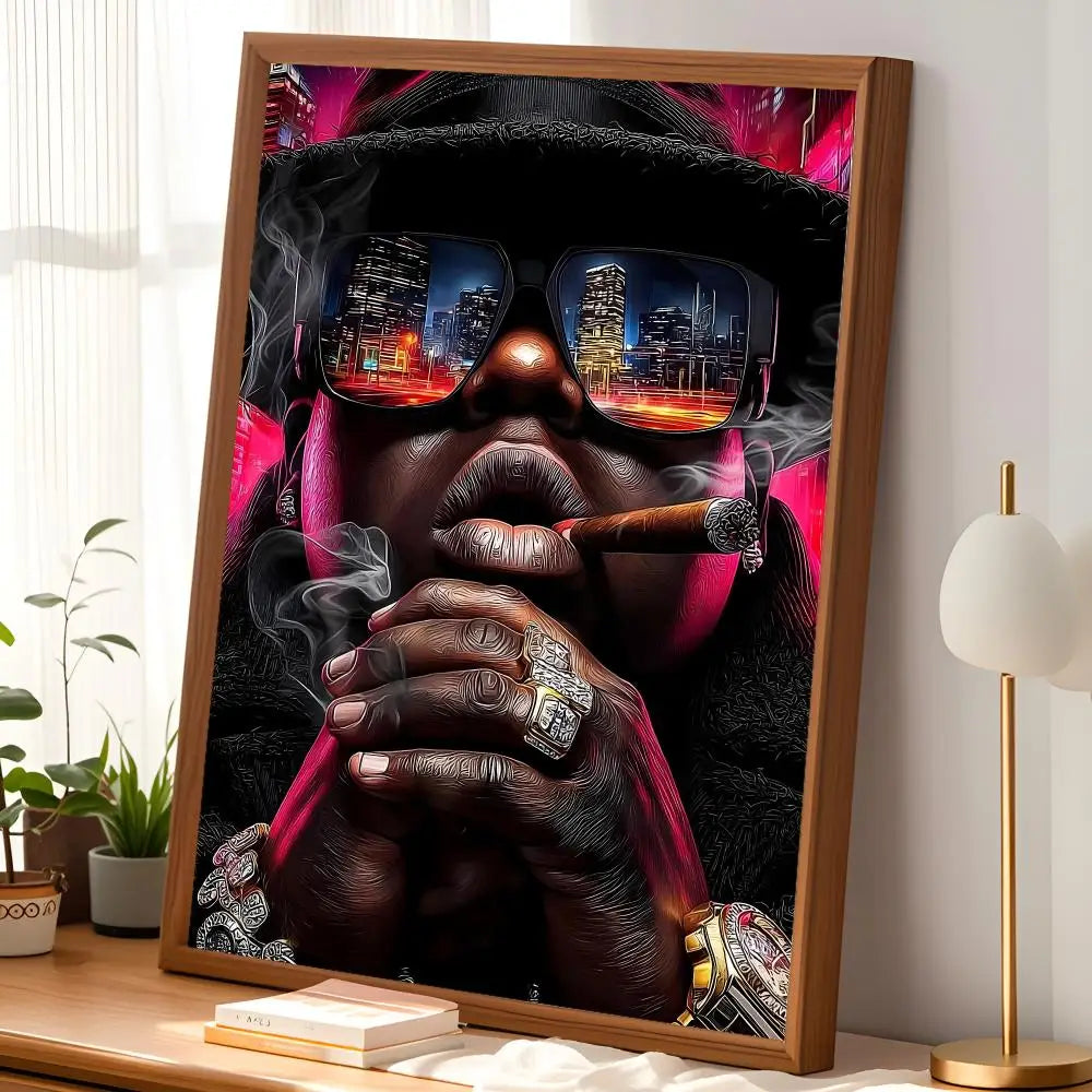 Notorious B.I.G. Self-Stick HD Wall Art Poster | Waterproof Wall Art Poster Axl