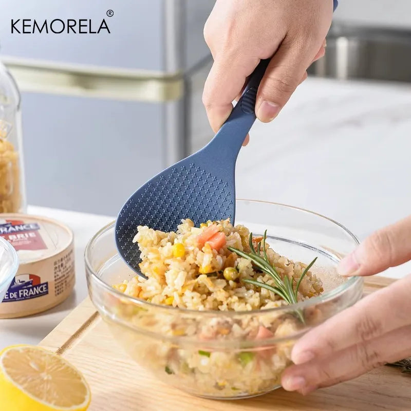 KEMORELA Non-Stick Silicone Rice Spoon – Heat-Resistant 1/2 Pcs Silicone Kitchen Utensil Axl