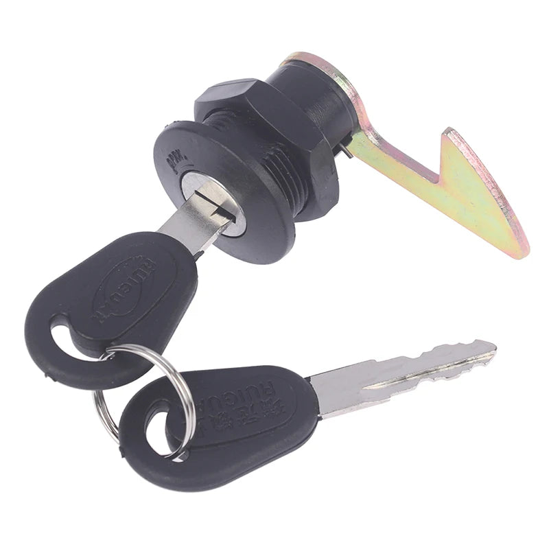 Motorcycle Scooter Rear Trunk Box Lock + 2 Keys | Metal Motorcycle Trunk Lock Axl
