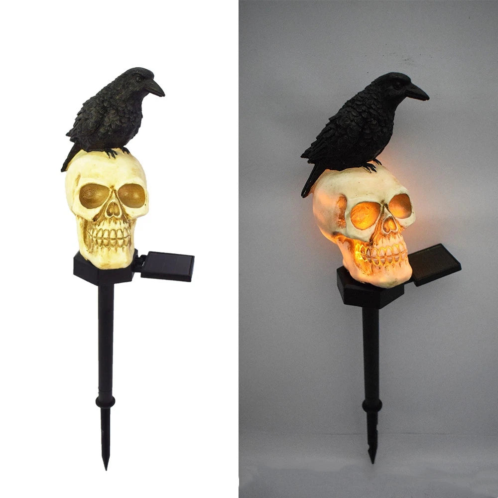 Solar Halloween Skeleton Ghost Light – Outdoor Waterproof Yard Lamp Halloween Outdoor Light Axl Look ahead
