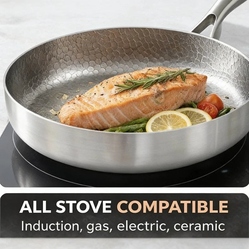 KEMORELA Titanium Non-Stick Frying Pan 20/24/28cm Skillet Titanium Frying Pan Axl