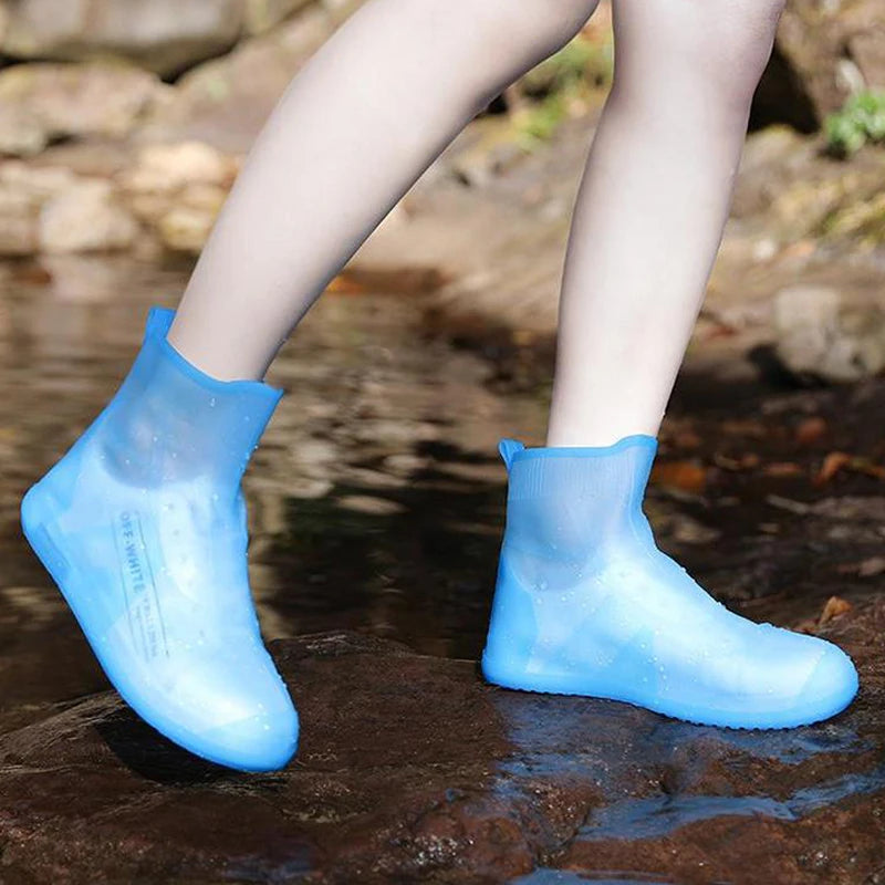 Waterproof Silicone Shoe Covers – Reusable Anti-Slip Overshoes Rain Shoe Covers Axl