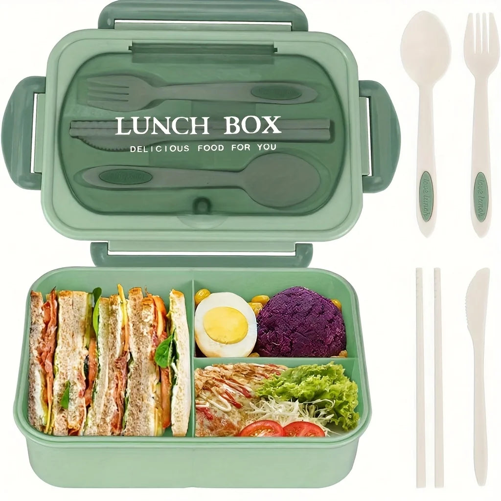 Partitioned Thermal Lunch Box – Microwave Safe, 3 Colors Thermal Lunch Box Axl