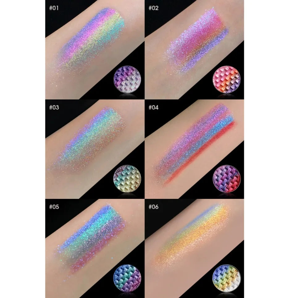 26mm Chameleon Rainbow Eyeshadow Palette | Vegan Wholesale Eyeshadow Palette Axl