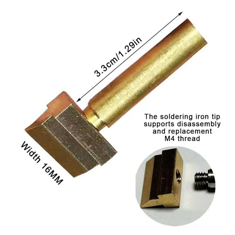 Spade Soldering Iron Tip 10.5–40mm | 936 937 8586 888D Fit Soldering Iron Tip Axl A2