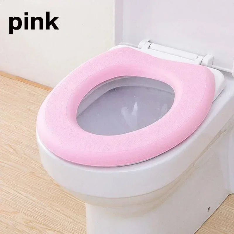 Waterproof EVA Toilet Seat Cushion Cover – Universal 41×38cm Toilet Seat Cover Axl Pink