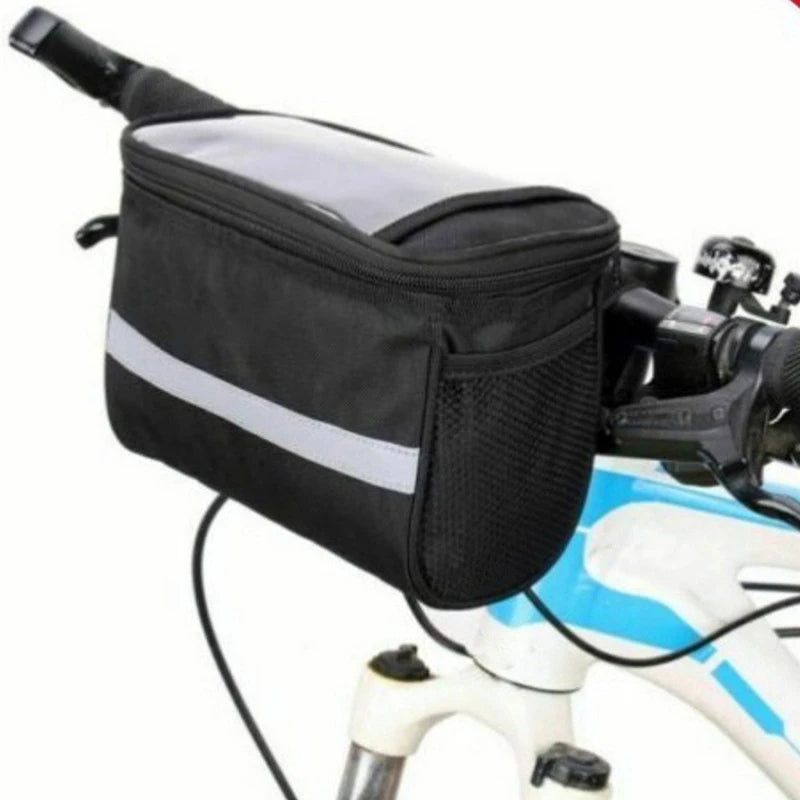 Waterproof Bike Handlebar Bag – Reflective Front Frame Pannier Bicycle Handlebar Bag Axl