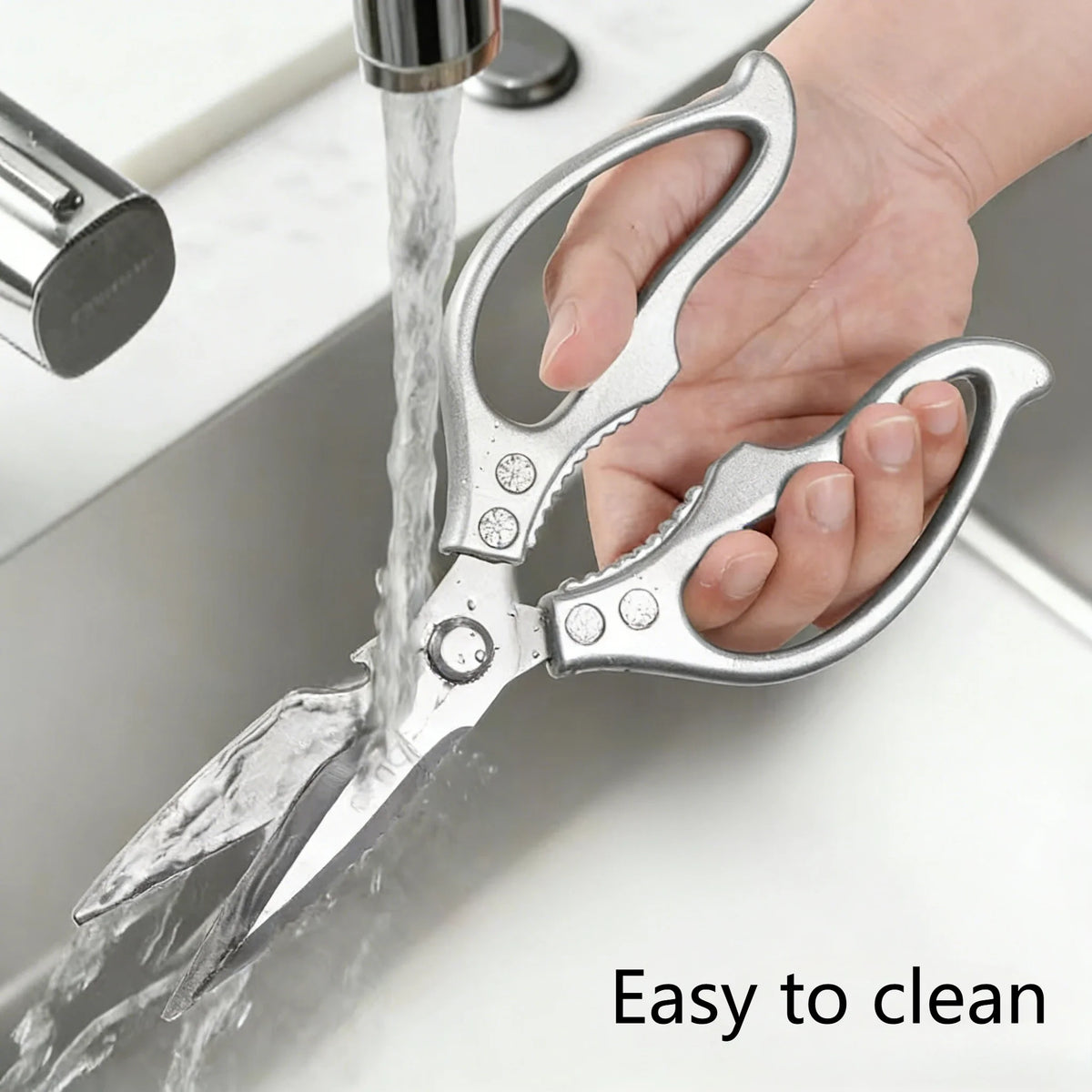 PLYS Stainless Steel Kitchen Scissors – Multi-Function Shears Kitchen Shears Axl
