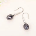 Huitan Simulated Pearl Drop Earrings – Silver Women's Jewelry Pearl Drop Earrings Axl E1979