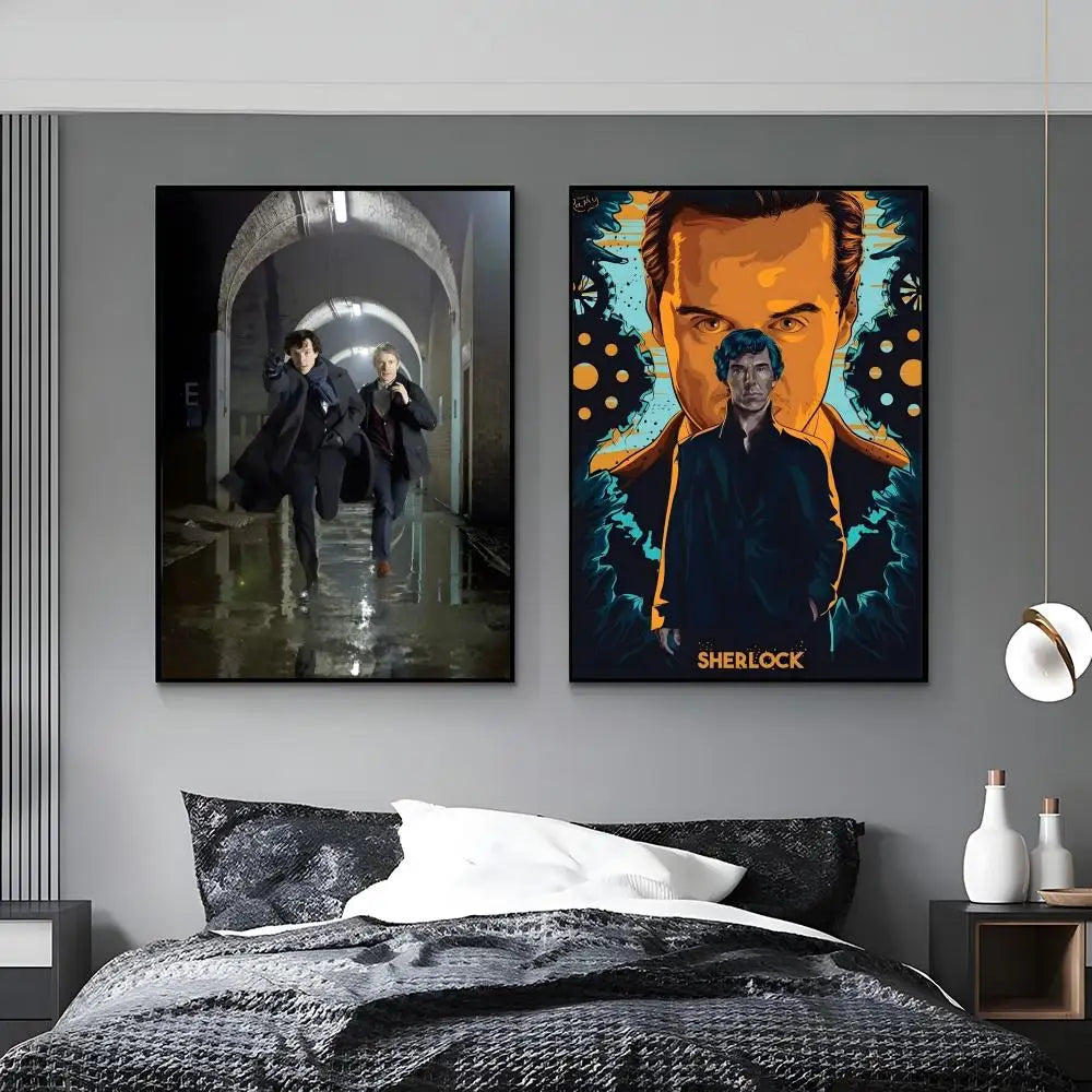 Sherlock TV Series HD Wall Poster – Waterproof Home Decor Wall Art Poster Axl