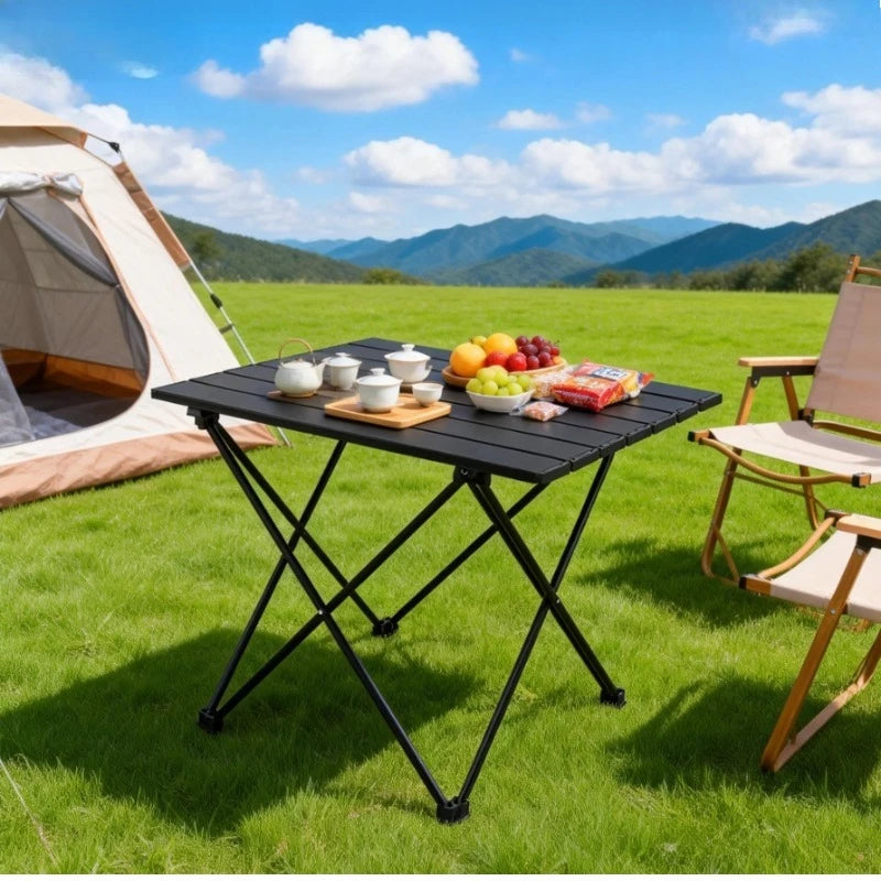 Aluminum Folding Camping Table – Lightweight Portable Outdoor Folding Camping Table Axl