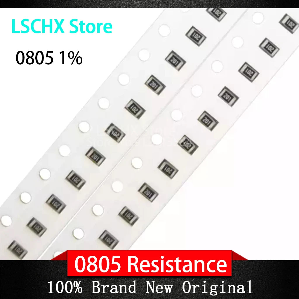5000 Pcs 0805 SMD Chip Resistors 1% 1/4W – 0Ω to 10MΩ Kit SMD Resistor Kit Axl