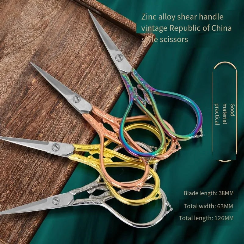 Vintage Stainless Steel Sewing Scissors – Embroidery & Tailor Sewing Scissors Axl