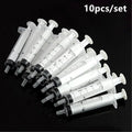 10-Pack Disposable 5ml Plastic Syringes No Needle – Lab & Pet Disposable Syringe Set Axl Default Title