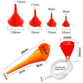 8-Piece Car Funnel Set – Wide Mouth Fuel, Oil & Coolant Automotive Funnel Set Axl 8Pcs Set
