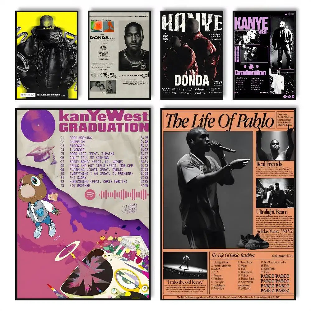 Hip-Hop Star HD Poster – Self-Adhesive Waterproof Wall Art Wall Art Poster Axl