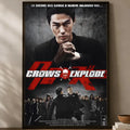Crows Zero Movie Poster – Self-Stick HD PVC Waterproof Wall Art Wall Art Poster Axl White05 50X70cmNoframe