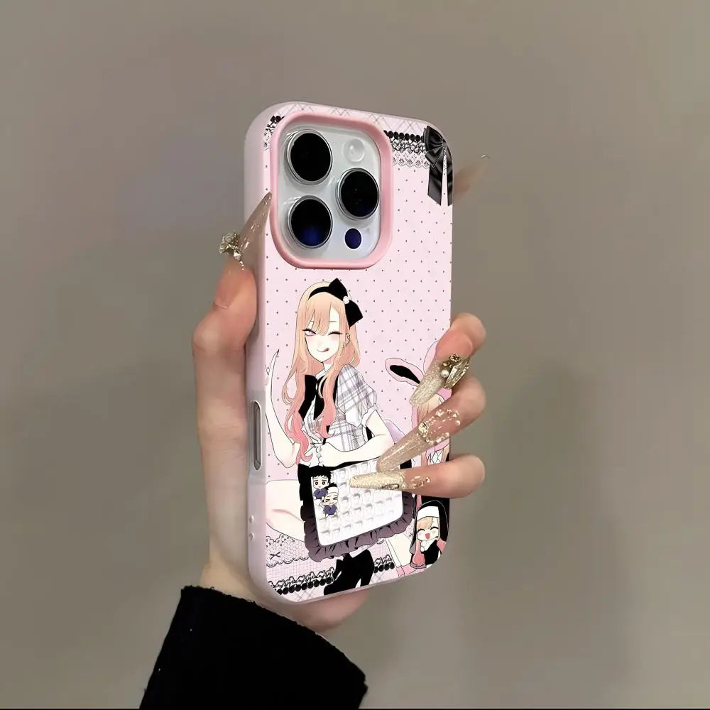 My Dress-Up Darling iPhone Case 2-in-1 Card Holder | iPhone 13–17 Anime Phone Case Axl QFS1 iPhone 15 Pro