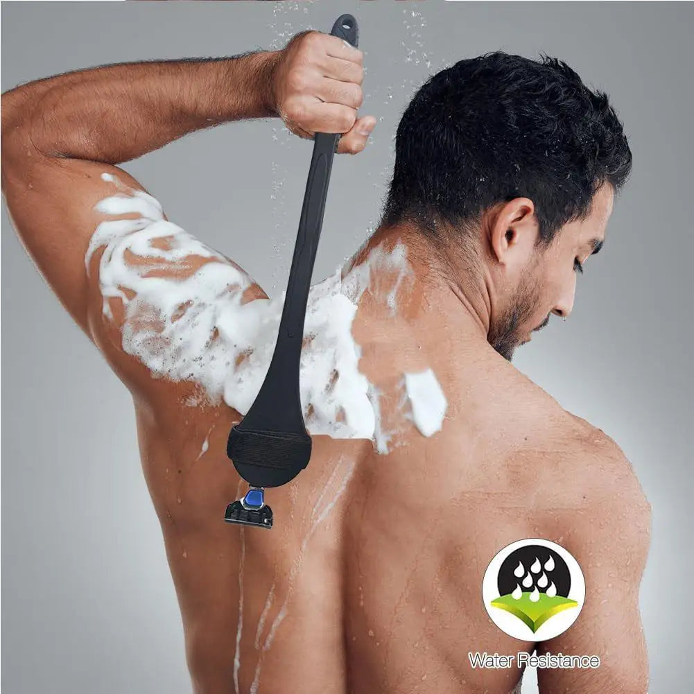 Bendable Back Shaver Extension Handle – Ergonomic Grooming Tool Grooming Extension Handle Axl