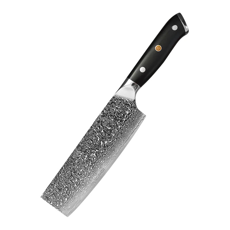 Damascus Steel Cleaver Knife – Handmade Forged Kitchen Chopper Damascus Cleaver Knife Axl kitchen knife