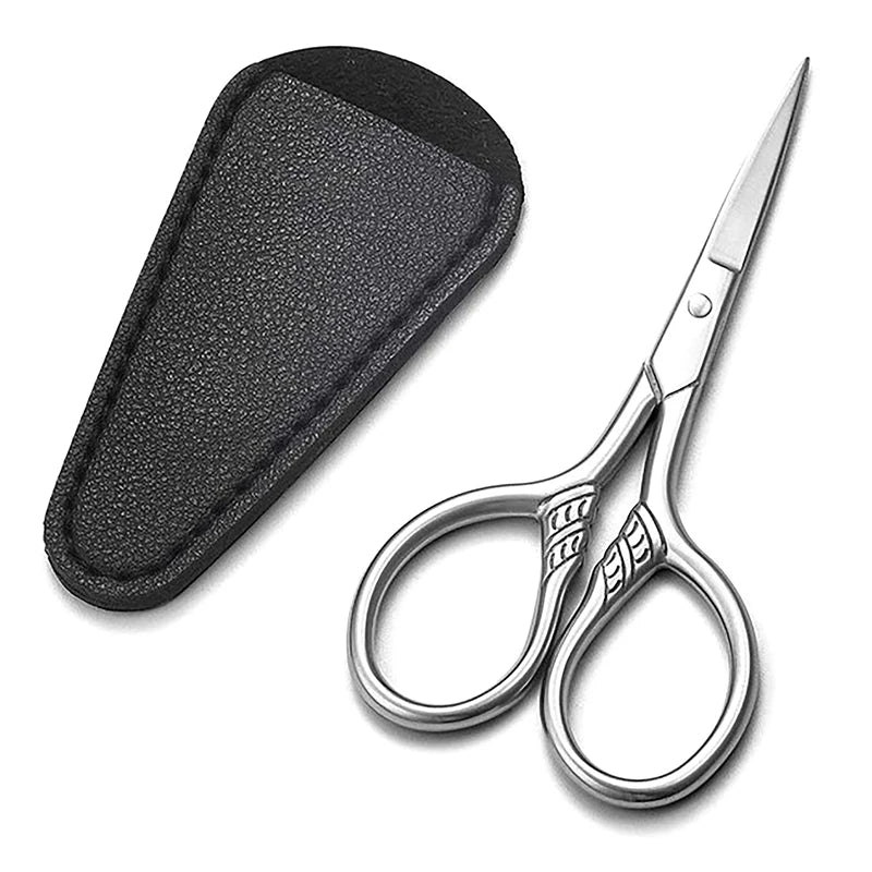Stainless Steel Grooming Scissors – Eyebrow, Nail & Beard Grooming Scissors Axl