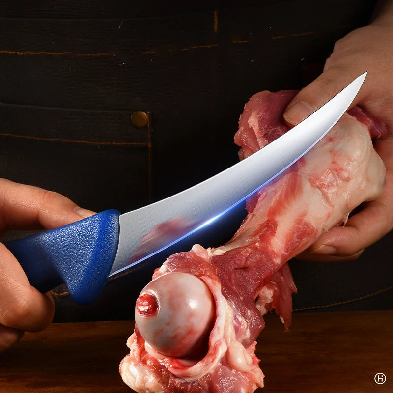 Professional Stainless Steel Boning Knife – Butcher Meat Knife Boning Knife Axl