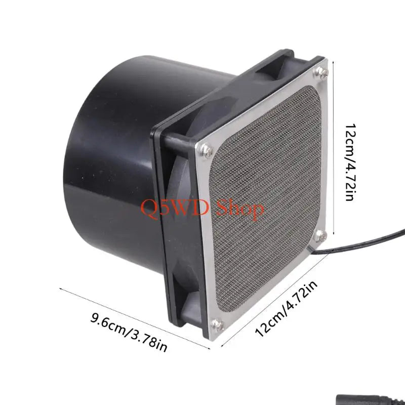 120mm Metal Frame Ventilation Fan – 82CFM Adjustable Speed Ventilation Fan Axl