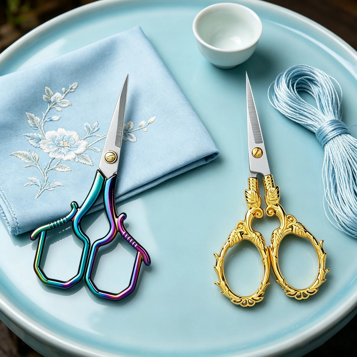 Stainless Steel Embroidery & Tailor Scissors | Sewing DIY Tool Sewing Scissors Axl Scissors-2PCS