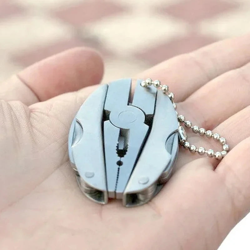 Mini Stainless Steel Multitool Pliers – Keychain Pocket EDC Multitool Pliers Axl