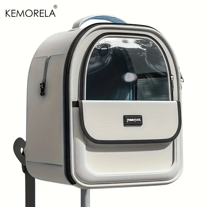 KEMORELA Large Transparent Capsule Pet Backpack – Cats & Dogs Pet Carrier Backpack Axl