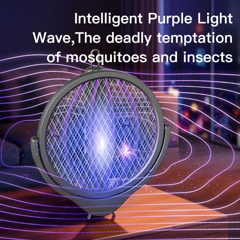Electric Mosquito Swatter – UV Lure & Telescopic Handle Electric Bug Zapper Axl