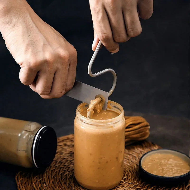 Stainless Steel Peanut Butter Mixer Scraper – Kitchen Stirrer Kitchen Stirrer Tool Axl Default Title