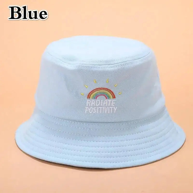 Unisex Floral Fisherman Bucket Hat – Casual Outdoor Sun Hat Bucket Hat Axl blue
