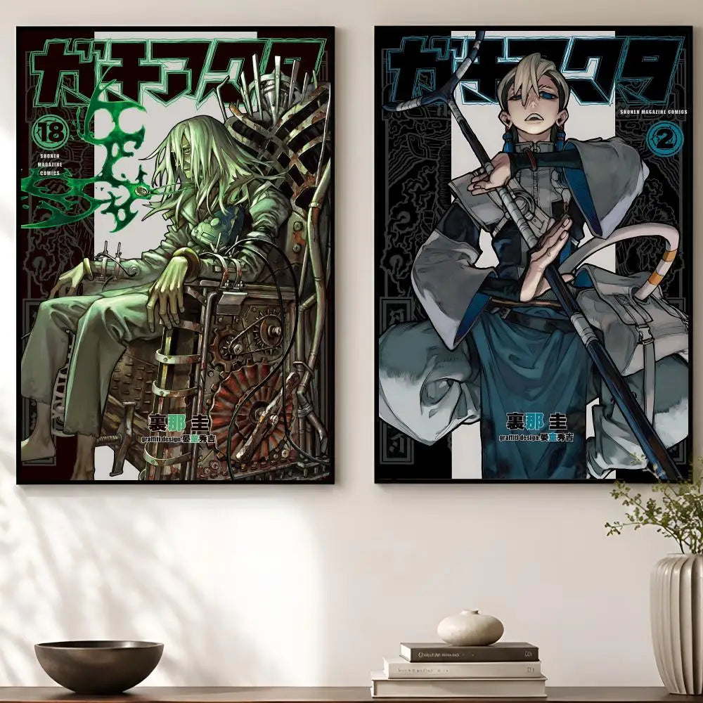 Gachiakuta Anime Poster – Waterproof Self-Adhesive Wall Art Anime Wall Poster Axl