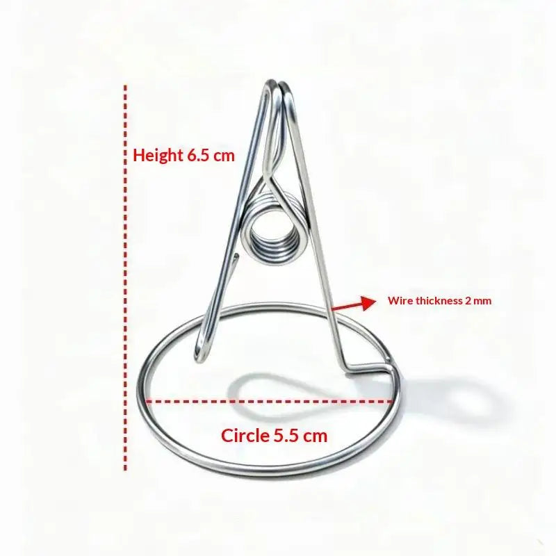 Stainless Steel Mosquito Coil Clip – Portable Home & Camping Mosquito Coil Holder Axl one size No plug