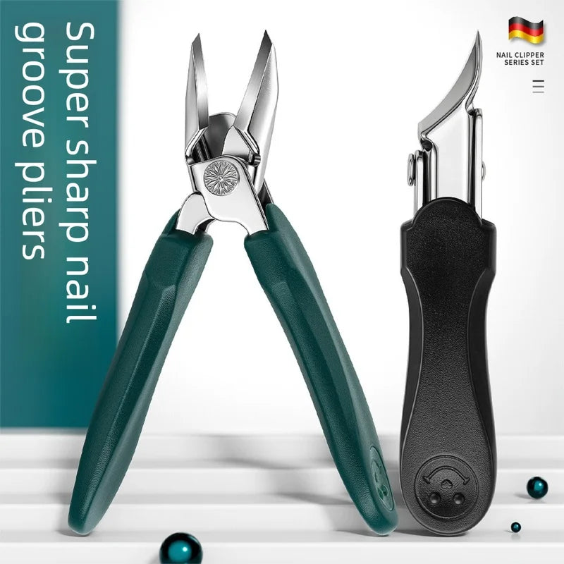 Wide Opening Slant Tip Nail Nipper – Stainless Steel Toenail Cutter Nail Nipper Axl
