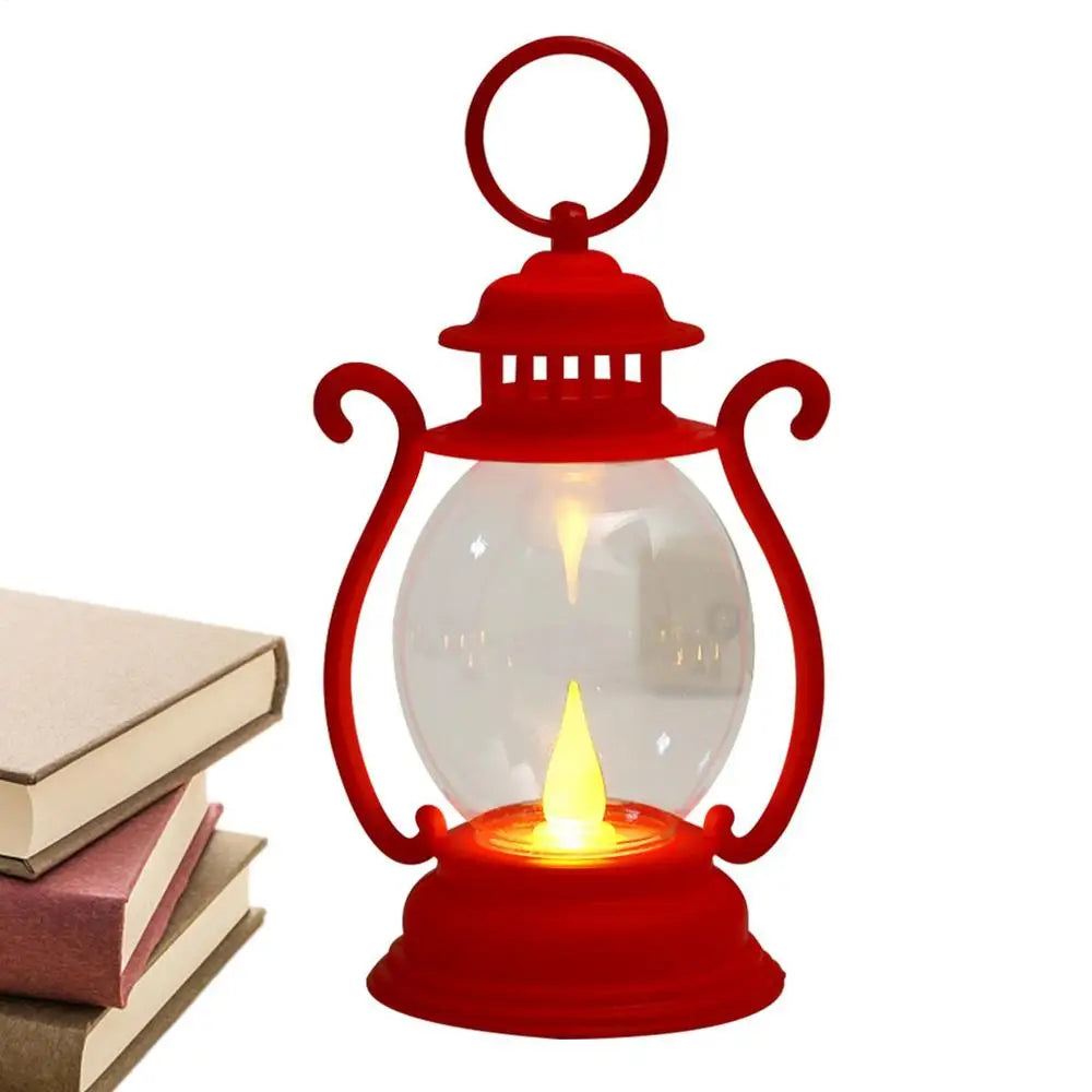 Retro Battery Powered LED Desk Lamp – Portable Vintage Lantern Retro LED Lantern Axl 03
