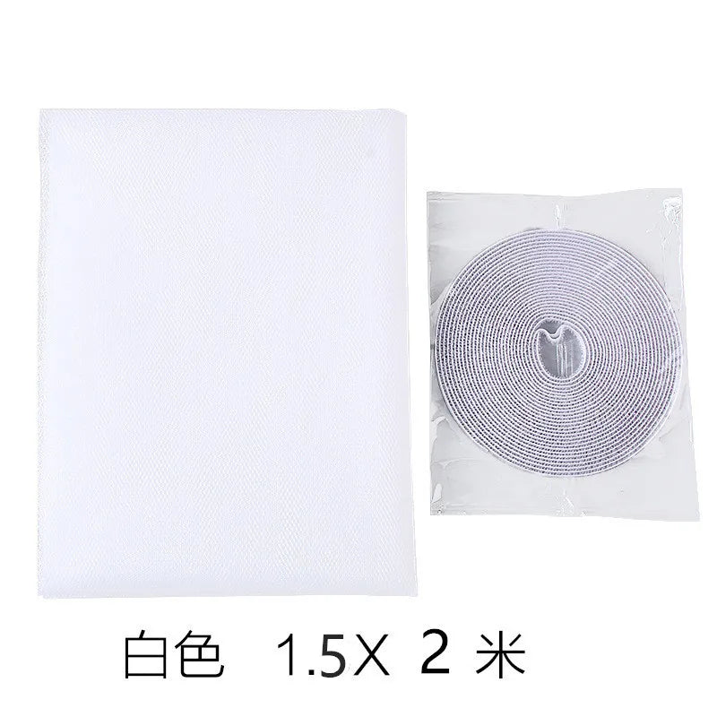 Self-Adhesive DIY Mosquito Window Screen Mesh – 2 Sizes Window Insect Screen Axl White 1.5 x 2m