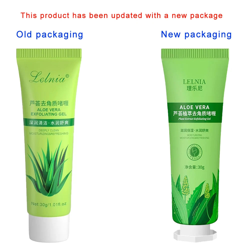 Aloe Vera Face Exfoliating Gel – Pore Minimizing Scrub 30–100g Facial Exfoliating Scrub Axl