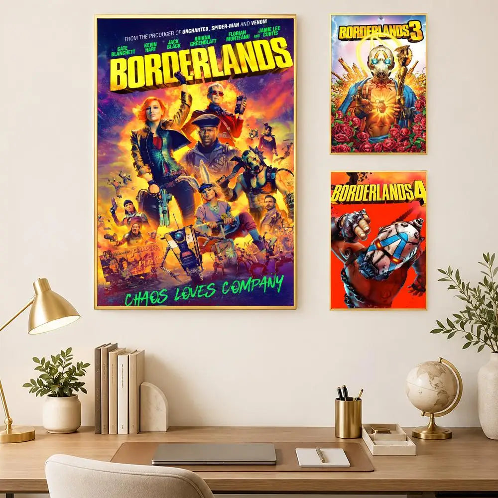 Borderlands HD PVC Self-Stick Wall Art Poster – Waterproof Decor Wall Art Poster Axl