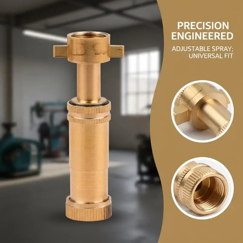 G1/4 Copper Atomizing Spray Nozzle – Telescopic CNC Cooling Atomizing Spray Nozzle Axl