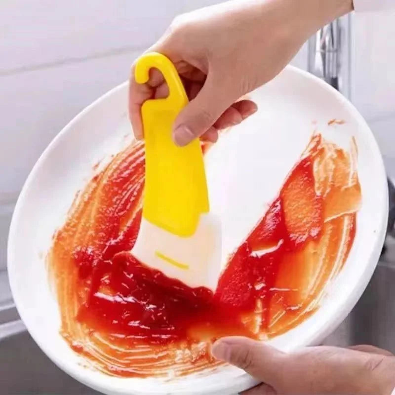Silicone Kitchen Scraper – Soft Silicone Cleaner Tool Silicone Kitchen Scraper Axl