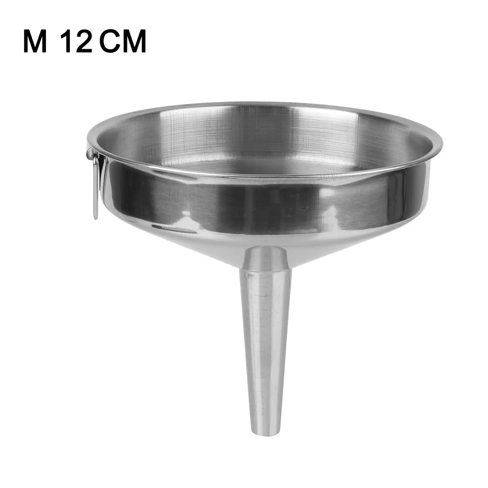 Stainless Steel Wide Mouth Funnel for Canning, Oil & Bar Kitchen Funnel Axl 2