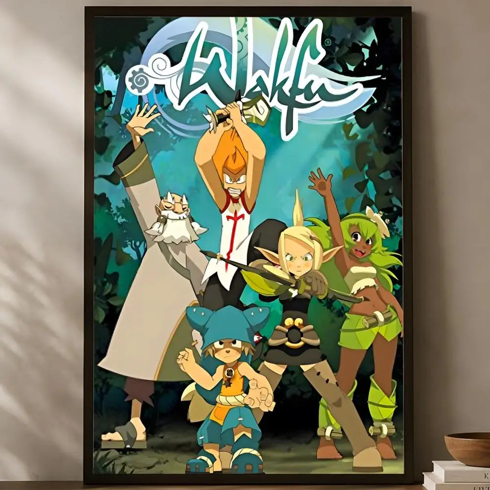 Wakfu Game Self-Stick HD Wall Poster – Waterproof Décor Wall Art Poster Axl White01 15X20cmNoframe