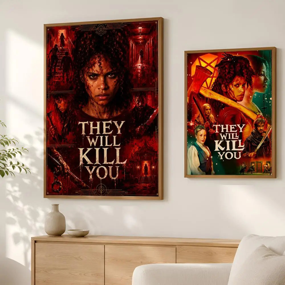 Self-Stick HD PVC Movie Wall Art Poster – Waterproof Home Decor Wall Art Poster Axl
